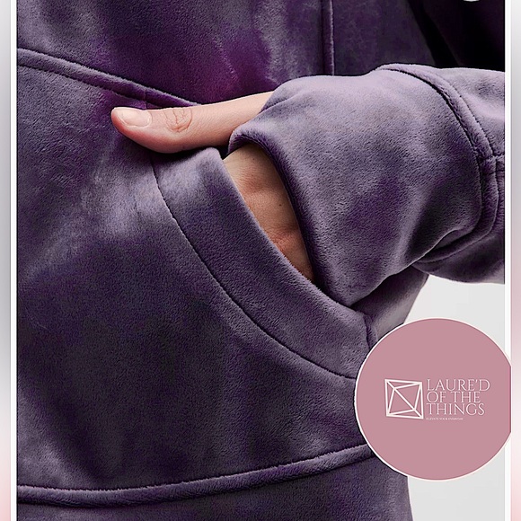 lululemon athletica Pants - NWT Size L & XLG Lululemon Scuba Oversized Velvet Set! - Nightfall